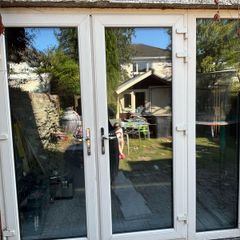French Doors with side panel