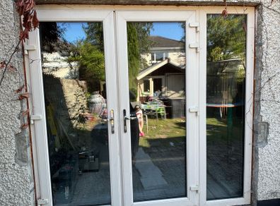 French Doors with side panel