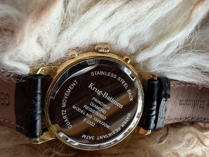 krug-baumen principle diamond watch