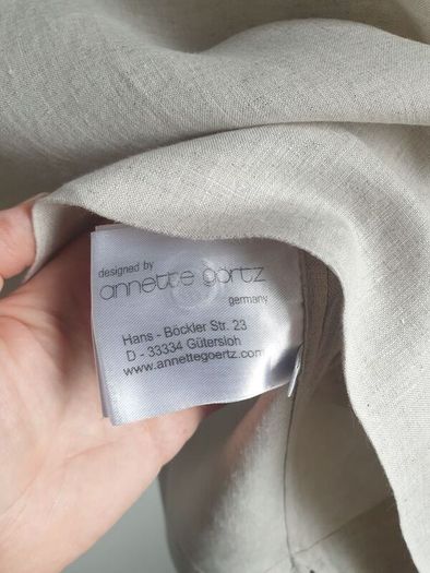 Annette Gortz Linen Blouse Size Large