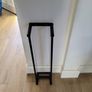 Vertical towel rail, mat black. Image 3