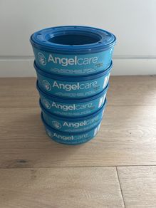 5 Angelcare Refill Cassettes for Nappy Bin