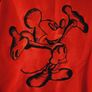 RARE Disney Mickey Mouse Vintage Sweatshirt Raised Sketch Pattern 100% Cotton Image 7