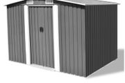 Garden Storage Shed Anthracite Steel 257x205x178 Cm Multiple Colours Available (free Postage)