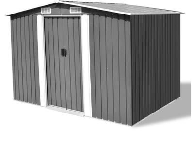 Garden Storage Shed Anthracite Steel 257x205x178 Cm Multiple Colours Available (free Postage)