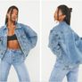 PLT Oversized denim Jacket. New. Image 3