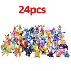 144 Style Pokemon Figure Toys Anime Pikachu Action Figure Model Ornamental Decoration Collect Toys For Children's Christmas Gift