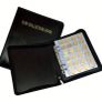 Zipper Faux Leather Case 360 Large Capacity Coin Collection Book Size Grid Mixed Coin Stamp Collection Book Badge Sticker High-end Protective Cover Hot Stamping Storage Book Image 2