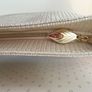 Fabric Clutch Bag with Zip Fob New    Beauty Bits,  Beach, Cosmetics Image 4