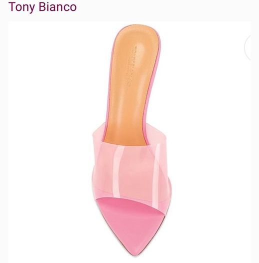 Light Pink Tony Bianco Vinyl musk Marley Heels Uk Size 7 1/2 BNIB