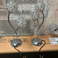Bedside Lamps and Ceiling Light
