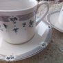 Two "Blue Calico" Cups&Saucers from Royal Doulton Image 3