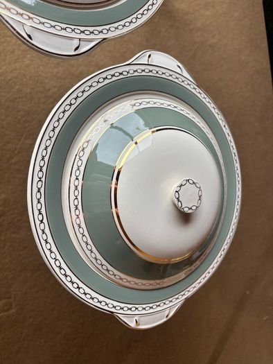 Vintage pair of Adams Micratec bowls with lids