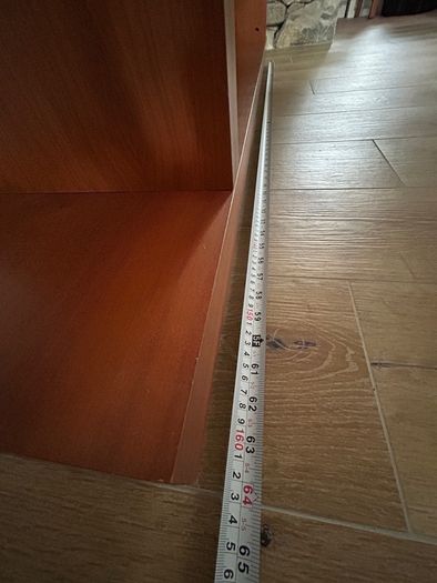 Large Cherry Wood Shelving / Display Unit