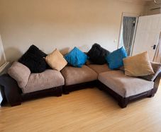 Sofa and Footstool