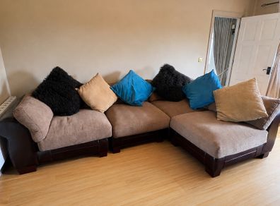 Sofa and Footstool