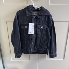 Denim jacket with hood BNWT