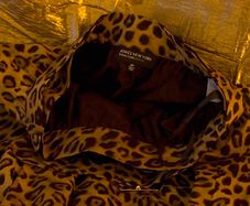 Jones New York Women's Skirt, Leopard Print, 50's style, Size 6P Knee-length