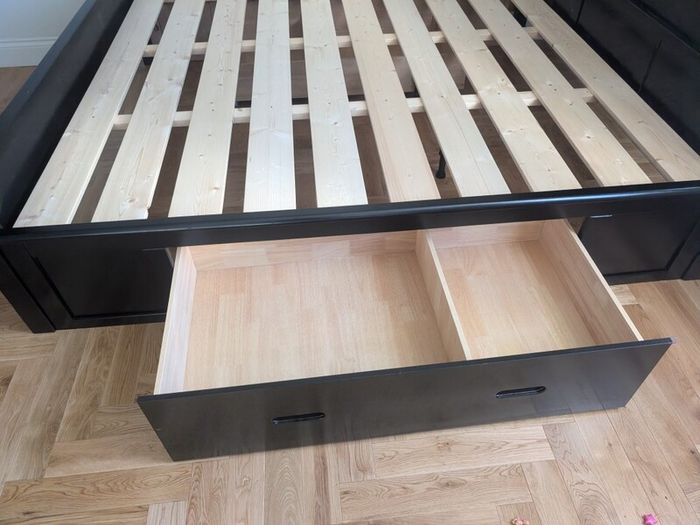 Super king size, solid wood bed frame