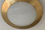 Designer Contemporary Ceiling Light. Gold Plated. Kolarz. Austria. As New