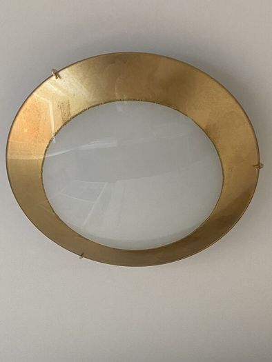 Designer Contemporary Ceiling Light. Gold Plated. Kolarz. Austria. As New