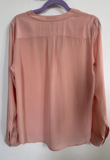 J Crew silk long sleeve blouse