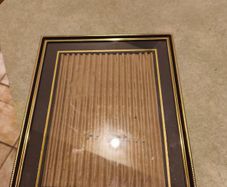 Vintage Metal Gold Tone Picture Frame 8 X 6 inches Holds A 4x6 inches Photo
