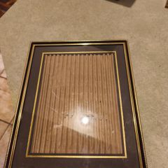 Vintage Metal Gold Tone Picture Frame 8 X 6 inches Holds A 4x6 inches Photo