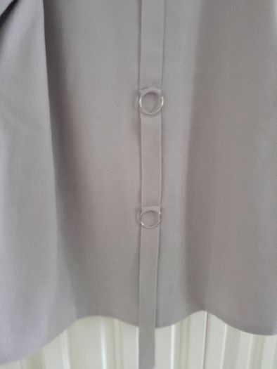 Made in Italy Grey Hooded Coat