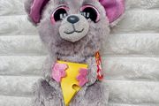 TY Beanie Boos Squeaker the mouse with cheese plush approx. 15cm Used Please see photos