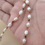 Freshwater Pearls with Tourmaline Gemstone Beads Necklace Image 3
