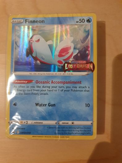 Pokemon Lost Origin Sealed Build and Battle Deck (with promos) Finneon