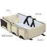 Baby 3 in 1 Portable Bassinet Cot Mummy Travel Bag Diaper Bag and Change Station Image 4
