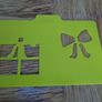 Card Marking Stencil Set for Sale Image 5
