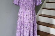 Purple floral summer dress, Size XXL / UK18, Brand new