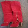 Red boots similar to Christian Dior Image 2