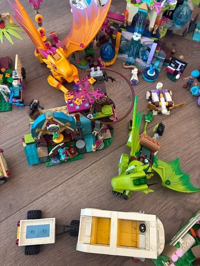 Huge LEGO Friends & Elves Collection Massive Bundle  Figures, Buildings, Dragons & Vehicles