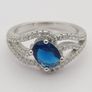 925 vintage sterling silver and CZ ring Image 3