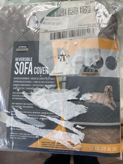 Reversible Sofa Cover, two seater