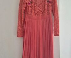Ladies Beautiful Little Mistress Coral Occasion Dress