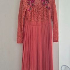 Ladies Beautiful Little Mistress Coral Occasion Dress