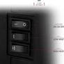 Electric Fireplace Stove Heater 1600-1800W with Fire Flame Effect, 2 Heat Settings, Adjustable Thermostat, Freestanding Portable Electric Log Wood Burner Effect - Black Image 6