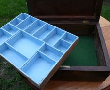Antique Victorian  Box 12,9" x 9" H 5"