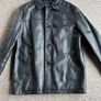Vintage GAP Men's 3/4 length Leather Jacket Image 2