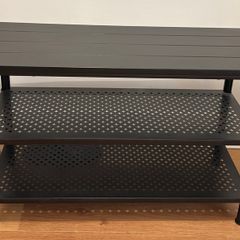 2x IKEA Black Shoe Racks