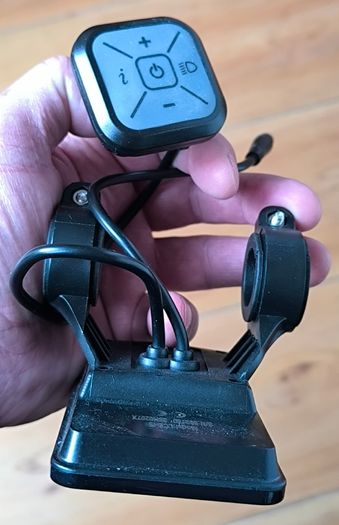 ebike display with power button