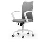 Grey and White Office Chair Image 4