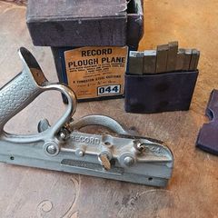 Record 044 plough plane, complete and boxed