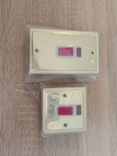 Georgian Style Brass Switches Set