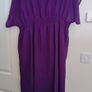 Scarlett &jo Purple Sequin Dress Size 24 Image 4